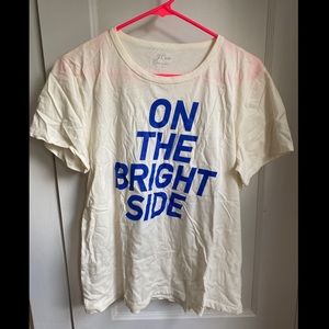 J.Crew On the Bright Side Tee